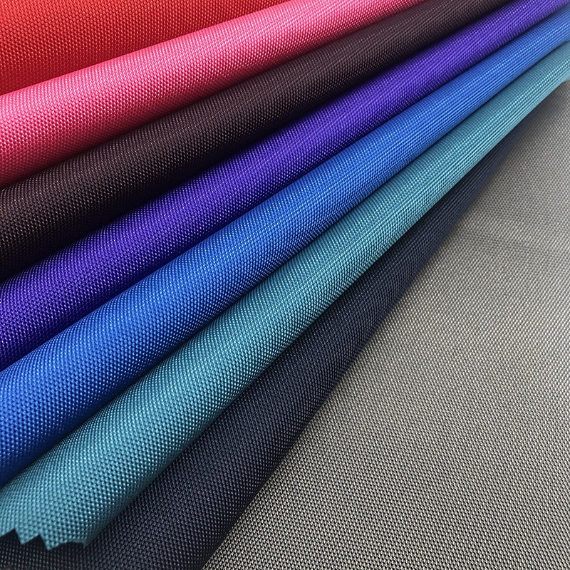 600d Oxford 100 Polyester Twill Fabric Waterproof with PVC Coating