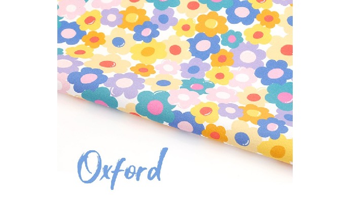 Print oxford fabric