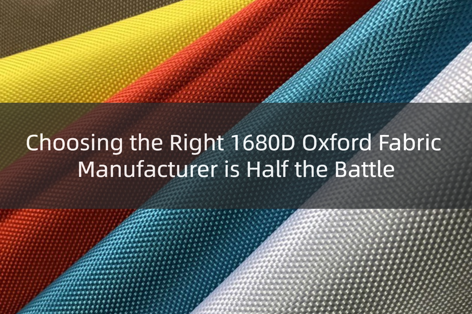 Is 1680D Polyester Fabric Waterproof? - ioxfordfabric